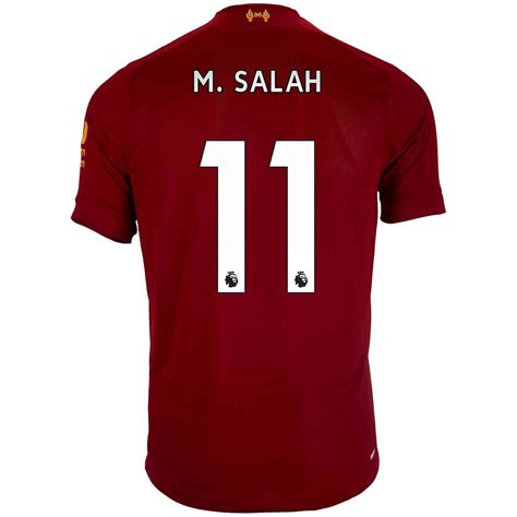 Shop official liverpool fc jerseys at world soccer shop. 2019/20 New Balance Mohamed Salah Liverpool Home Jersey - SoccerPro