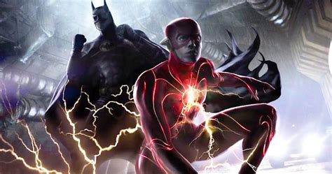 The Flash Movie Concept Art Reveals Michael Keaton S Batman And Barry Allen S New Suit