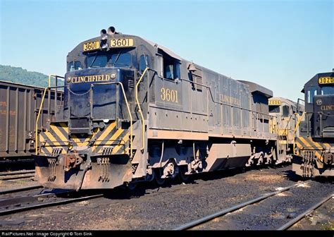 Crr 3601 Clinchfield Railroad Ge U36c At Erwin Tennessee By Tom Sink