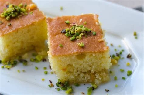 Traditional Delicious Turkish Revani Dessert Semolina Cake Etsy