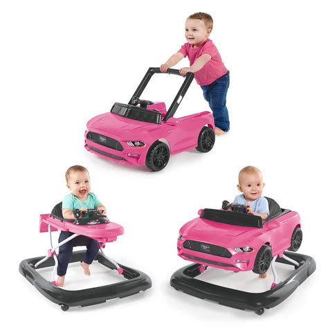 Baby Needs A Pink Ford Mustang Convertible Walker