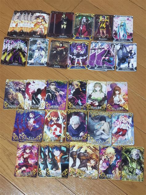 cards from 3 hours of fgo arcade grandorder