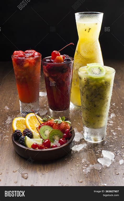 Delicious Cold Drinks Image Photo Free Trial Bigstock
