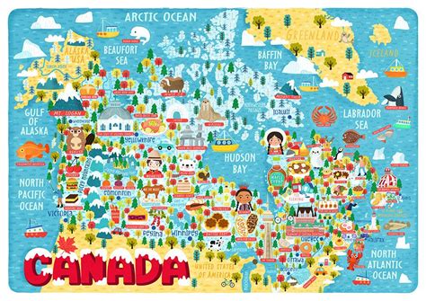 Liv Wan — Illustrators For Hire Illustrated Map Of Canada