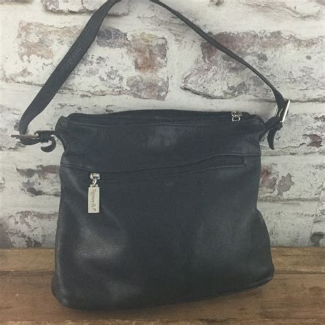 Tignanello Black Leather Vintage Hobo Bag Bags Leather Hobo Bag