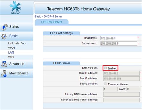 How To Enable Dhcp Mode For Huawei Hg630b Router Trend Micro Help Center