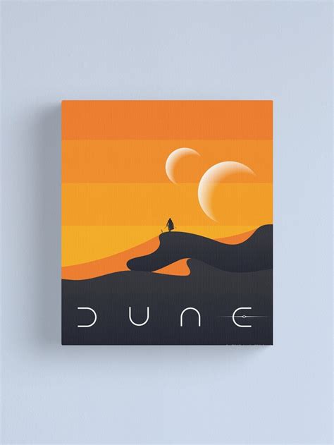 Dune 2021 Arrakis Poster Canvas Print For Sale By Blackdogshop