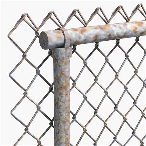Chain Link Fence 3d Model Max Obj 3ds C4d