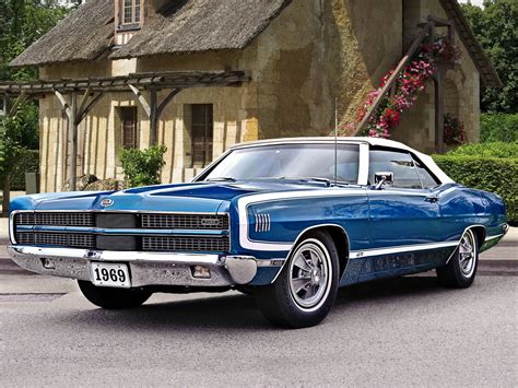 1969 Ford Galaxie 500 X L G T 429 Convertible Classic Muscle Wallpaper