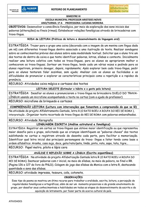 Trava Lingua 1 Ano