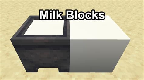 We Finally Have Milk Blocks In Minecraft YouTube