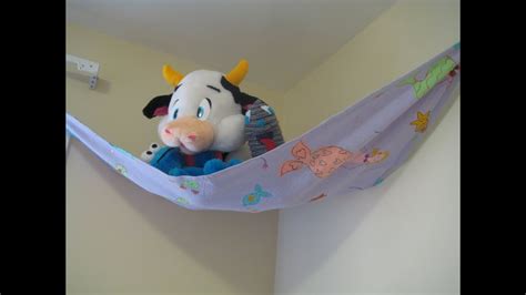 Finally a way to organize all the cute. 12 + DIYs to Make a Stuffed Animal Hammock | Guide Patterns