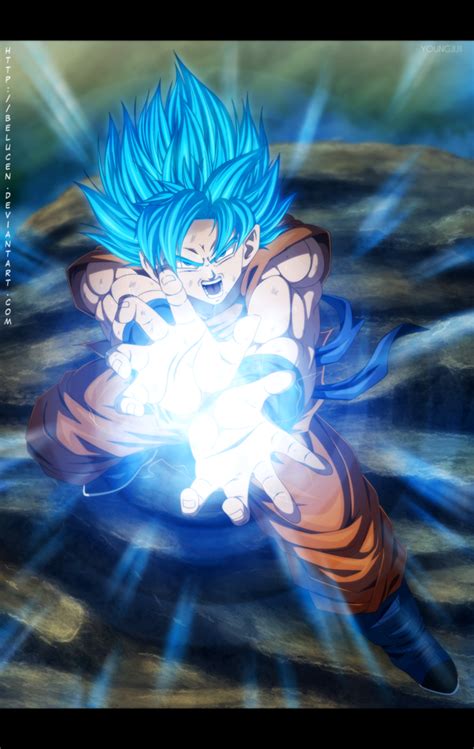 Super Saiyan God Goku Kamehameha