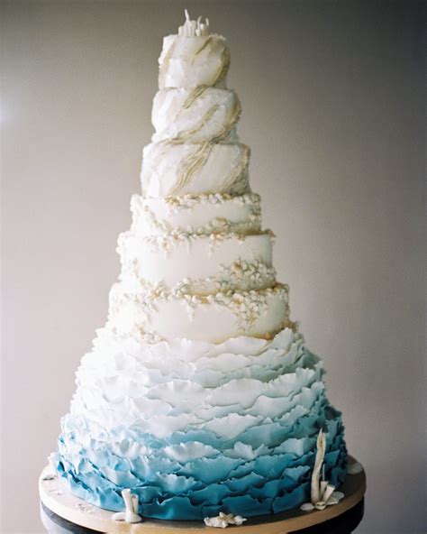 22 Ideas For An Elevated Beach Wedding Ocean Wedding Cake Beach