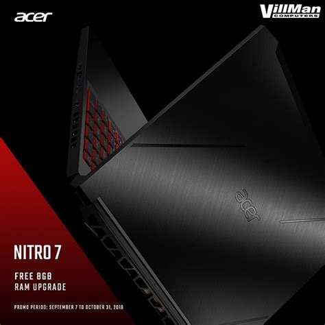 Acer Gaming Upgrade Promo 2 Villman Computers
