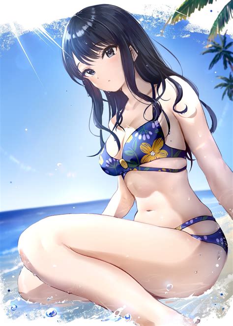 Bakgrundsbilder Animeflickor Digital Konst Bikini X