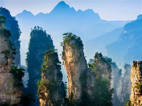 Tianzi Mountains The Most Beautiful Rock Formations In China