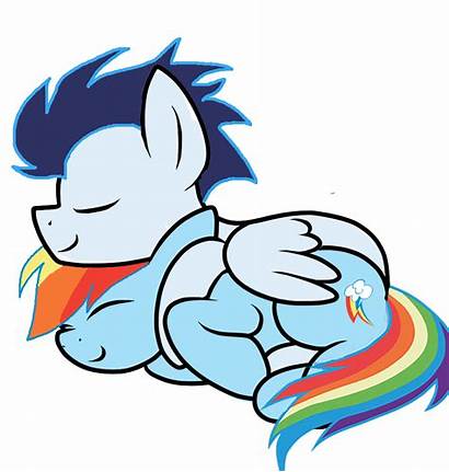 Pony Dash Rainbow Base Male Soarin Cuddling