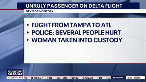 unruly passenger on delta flight