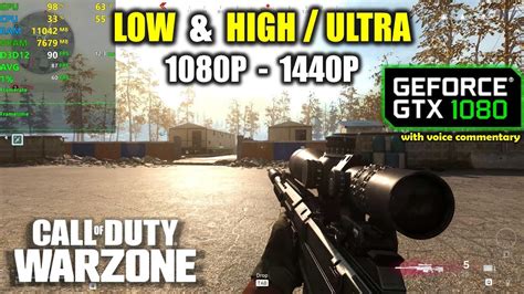 Gtx 1080 Call Of Duty Warzone Battle Royale 1080p And 1440p Low And High Settings Youtube