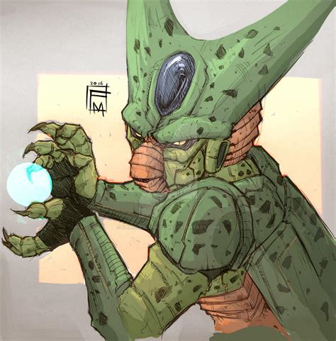Dragon Ball Imperfect Cell By Francescosketch On Deviantart