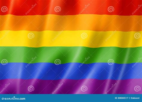 bandera del orgullo gay del arco iris fotografía de archivo libre de regalías imagen 30884517