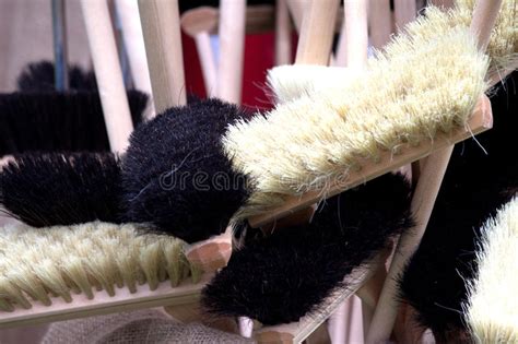 Handmade Brushes And Brooms Stock Photo Image Of White Clean 29187648