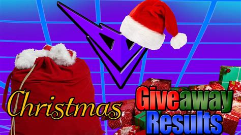 Christmas Giveaway Winners Youtube