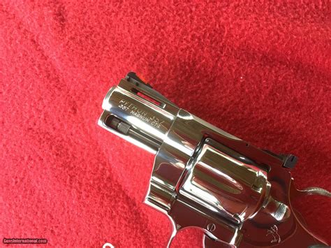 Colt Python 357 Magnum 2 12 Bright Stainless New Unfired Unturned
