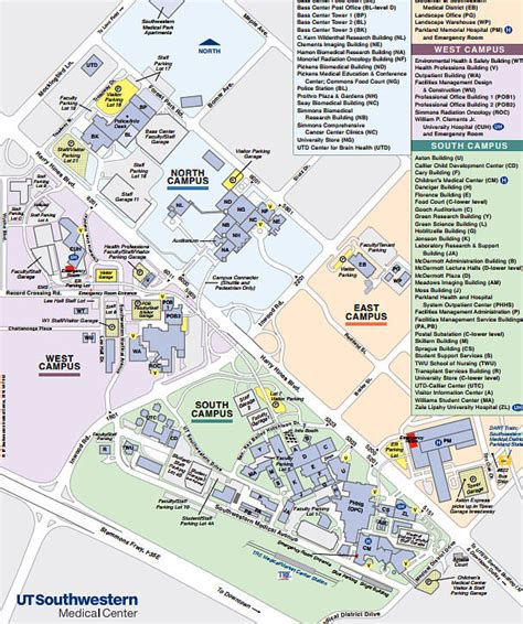 Ut Southwestern Campus Map Gambaran