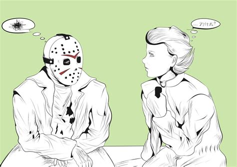 Jason Voorhees And Michael Myers Michael Myers And Jason Michael X Michael Myers Halloween