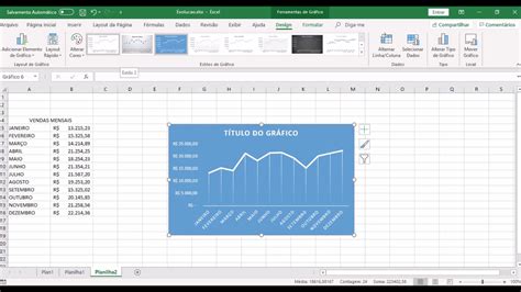 Fazer Gráfico no Excel Microsoft Office YouTube
