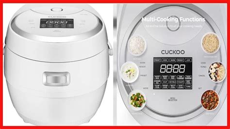 Cuckoo Cr F Cup Uncooked Micom Rice Cooker Menu Options