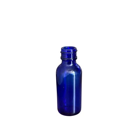 1 Oz 30 Ml Cobalt Blue Glass Boston Round 20 400 Bottle World Of Aromas