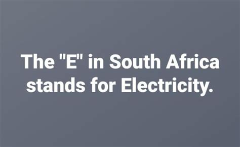 A way of describing cultural information being shared. 17 funny Eskom memes to help you deal with the tragic ...
