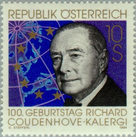 Stamp Coudenhove Kalergi Richard Nikolaus Graf V Austria 1994