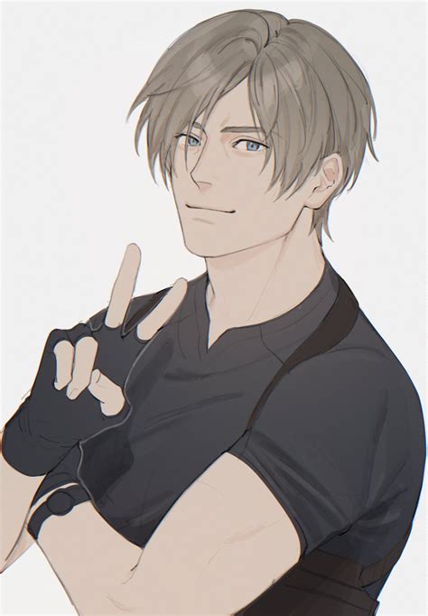 Leon S Kennedy Resident Evil And More Drawn By Montaro Danbooru