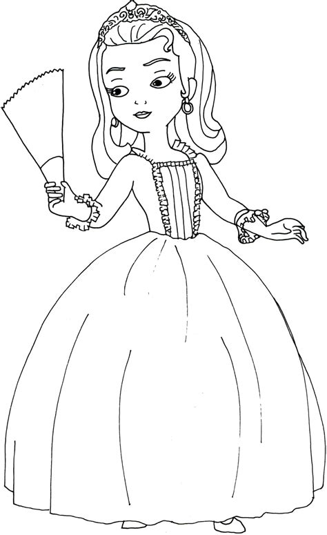 Muitos Desenhos Da Princesa Sofia Para Pintar Colorir Imprimir
