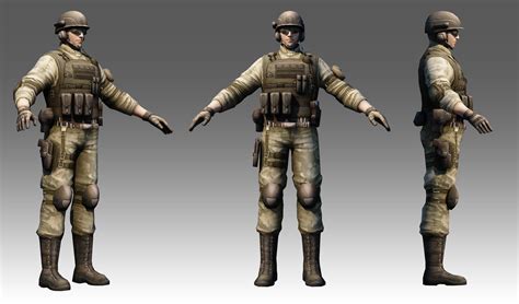 3d Model Soldier 3d Model Vr Ar Low Poly Cgtrader