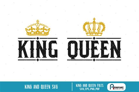 His Queen Her King Svg Crown Svg Black History Month Svg