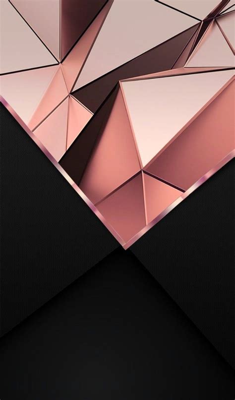 Black And Rose Gold Phone Wallpapers Wallpaper Cave