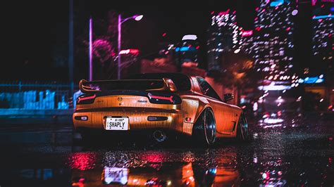 Share jdm wallpapers hd with your friends. Wallpaper 4k Mazda Rx7 City Night Lights 4k-wallpapers ...