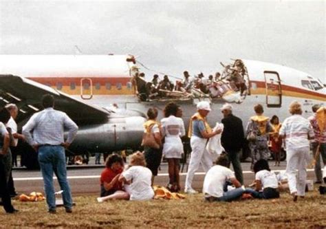 The unexpected happened those who were in the cockpit heard a loud whooshing sound. 243 Aloha Airlines - Barnorama