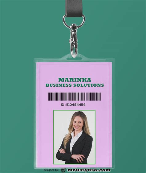 Safety services, including police id cards, fire id cards and ems id cards; 3+ Business Solutions Id card example psd design | Mous Syusa