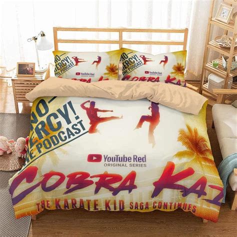3d Customize Cobra Kai Bedding Set Duvet Cover Set Bedroom Set Bedlinen