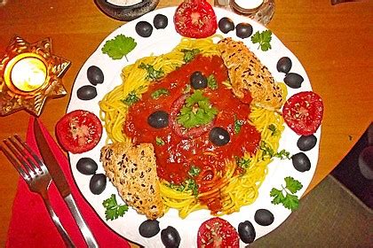 Spaghetti Napoli Mit Schwarzen Oliven Und Kapern Von Clonjo Chefkoch De