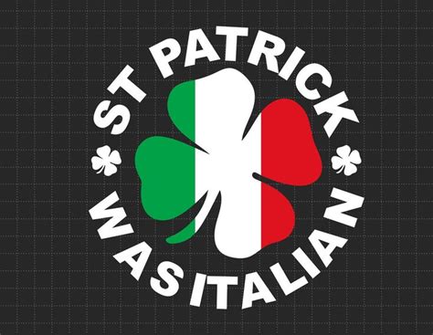 st patrick was italian svg st patrick s day svg lucky etsy st patricks day stencil template