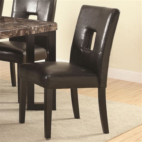 Coaster Abigail 103612blk Contemporary Dining Side Chair With
