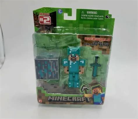 Steve With Diamond Armor Series 1 Action Figure Jazwares Minecraft