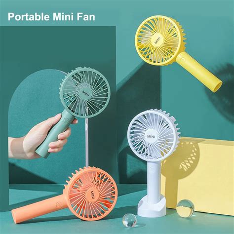 Multifunction Handheld Mini Portable Fan Usb Charging With Mobile Phone